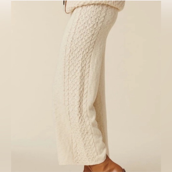 Spell Highland Knit Pants in cream - Picture 4 of 9